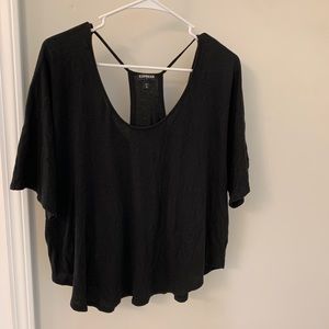 Black crop top
